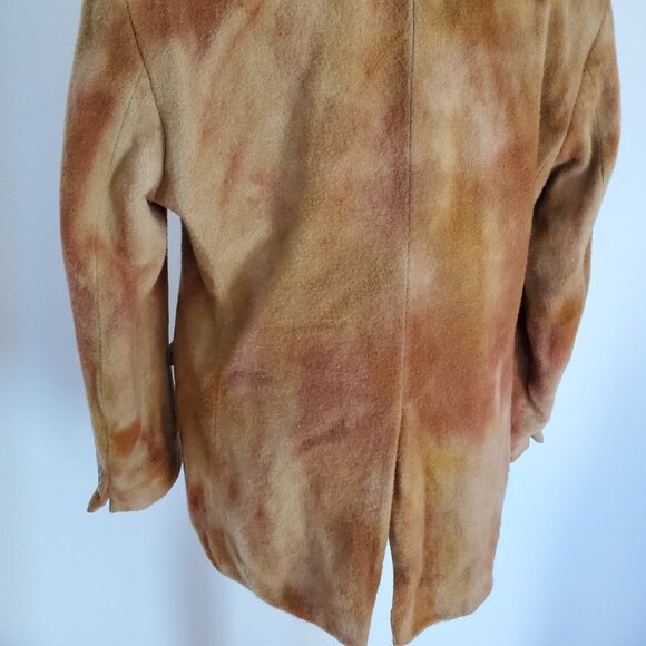 Ralph Lauren cowboy camel wool blazer small medium camo overdye brown tan 40 41 - Picture 4 of 8